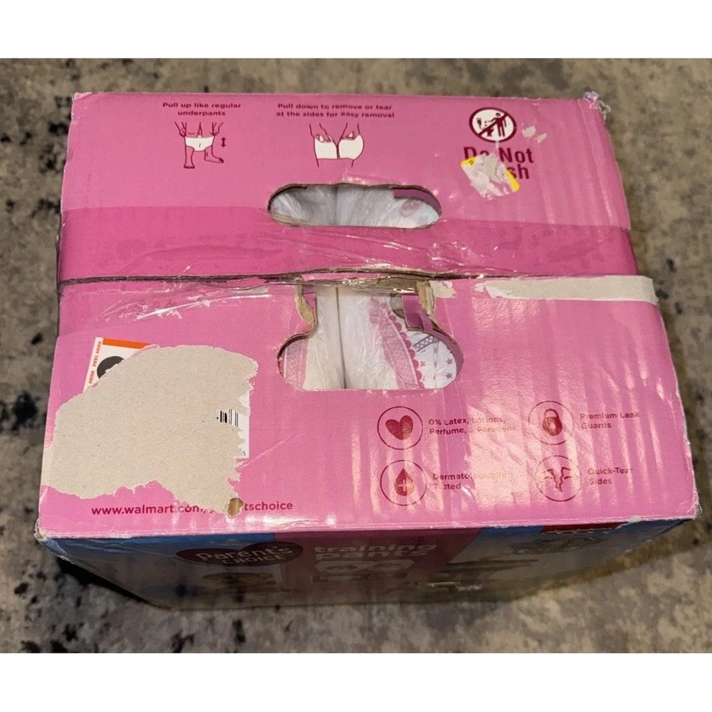 Paw Patrol Training Diapers Toddler Girls 5T/6T 56 Count Sealed Packages